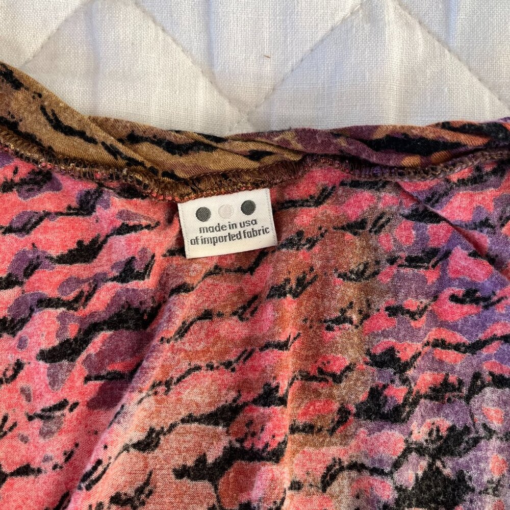 Three Dots Jersey Dress (Multi-color w/ Black Skirt) - Picture 4 of 5